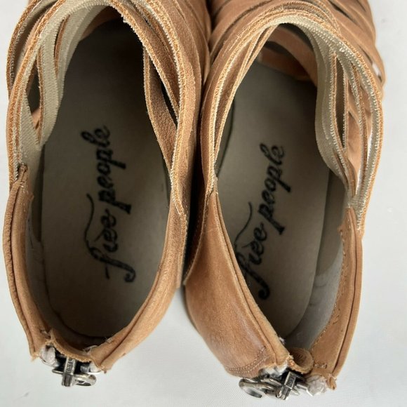 Free People  Women's Lost Valley Tan Ankle Boots Size EU 40/US 9.5 - Picture 11 of 12